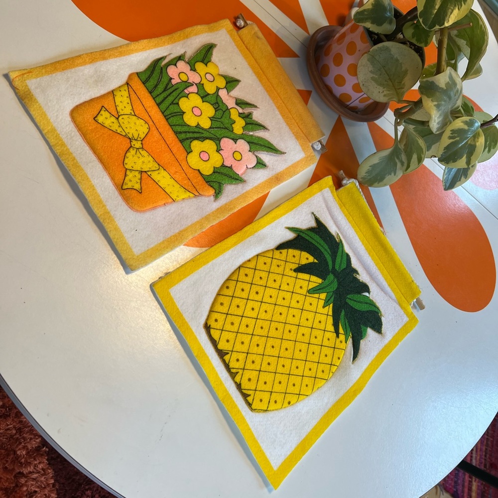 Vintage 70s Mail Holders
